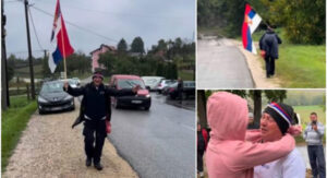 Čedomir iz Beograda pješke “došao” u penziju u Zvornik