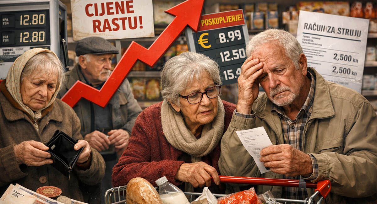 Rast cijena: Penzionerima svaka kupovina postaje izazov